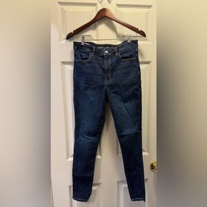 American Eagle Outfitters Dark Blue Skinny Jeans